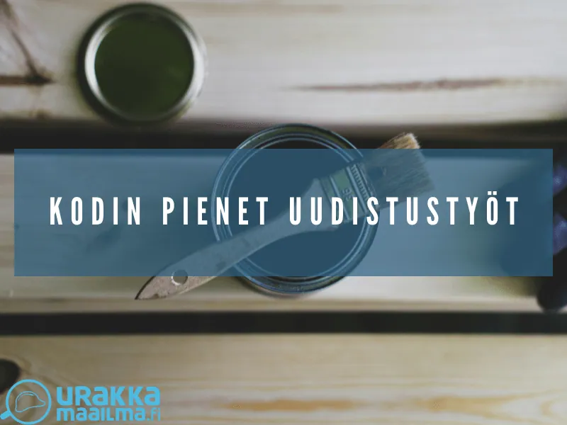 kodin pienet uudistustyöt kuvituskuva